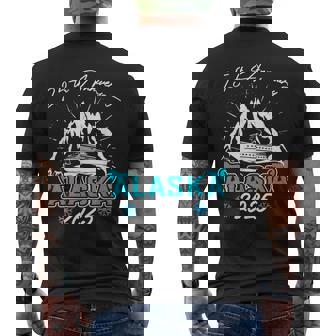 25th Anniversary Wedding Alaska Cruise 2025 Couple Matching Men's Back Print T-Shirt - Monsterry