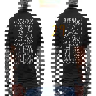 29 Cumpleaños Ahora Tengo 29 Años Divertido Aniversario Camiseta Hombre Estampado Espalda - Regaloses