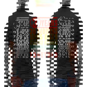 3 Años De Aniversario Regalos Para Él Pareja Romántica Tercera Boda Camiseta Hombre Estampado Espalda - Regaloses