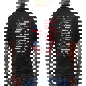 45 47 Donald Trump 2024 4547 Vintage Men's T-shirt Back Print - Monsterry