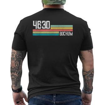 4630 Bochum Retro Old Postcodeintage Sign T-Shirt mit Rückendruck - Seseable