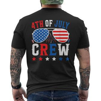 4Th Of July Crew Matching American Family Independence Day Men's T-shirt Back Print - Monsterry