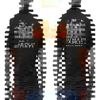 4th of July Hotdog Fourth of July Patriotic USA Flag Men's Back Print T-Shirt - Monsterry