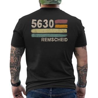 5630 Remscheid Retro Postcodes Old Postcodeintage T-Shirt mit Rückendruck - Geschenkecke