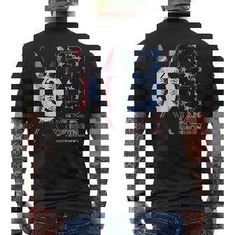 8 Years Of Being Awesome Baseball 8Th Birthday Men's T-shirt Back Print | Mazezy