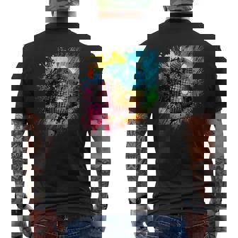 80S 90S Boule À Facettes Style Rétro Oldschool Pour Fête À ThèmeClub T-shirt imprimé au dos - Cadeauxyz