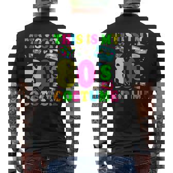 This Is My 80S Costume 1980 80S Party Outfit Men's T-shirt Back Print - Thegiftio UK