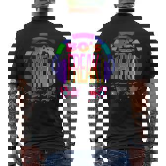 80S Freak Retro Vintage Themed Disco Men's T-shirt Back Print - Thegiftio UK