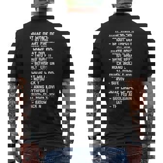 80S Music Saying 80S Song Lyrics Retro 80S Music Men's T-shirt Back Print - Thegiftio UK