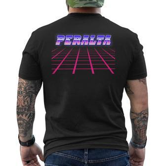 80'S Vintage Skateboard Peralta T Men's T-shirt Back Print - Monsterry