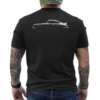 911 Silhouette Intage Retro Intage T-Shirt mit Rückendruck - Geschenkecke