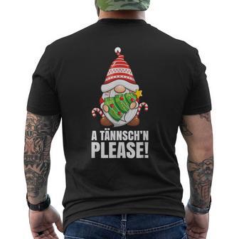 Ä Tännschen Please Weihnachten Tannenbaum T-Shirt mit Rückendruck - Geschenkecke