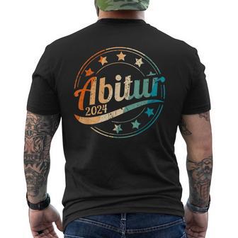 Abitur 2024 Retrointage Prüfung Bestanden Abi 2024 T-Shirt mit Rückendruck - Seseable