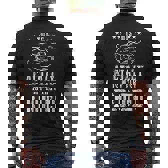 This Actually Is My First Rodeo Cowboy Men's T-shirt Back Print - Thegiftio UK