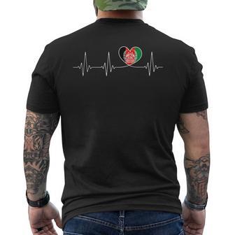 Afghanistan Love And Afghan Flag For Afghanistan T-Shirt mit Rückendruck - Geschenkecke