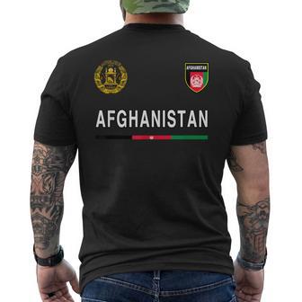 Afghanistan Sports Football Flag Football T-Shirt mit Rückendruck - Geschenkecke