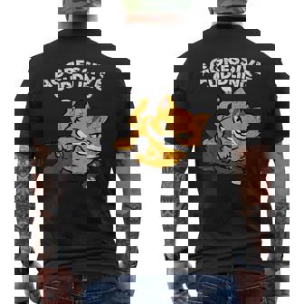 Aggressive Cuddling Jiu Jitsu Bjj Martial Arts Men Men's T-shirt Back Print | Seseable UK