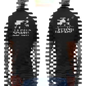 Agricultor Ganadero Liderazgo Agricultor Líderaca Camiseta Hombre Estampado Espalda - Regaloses