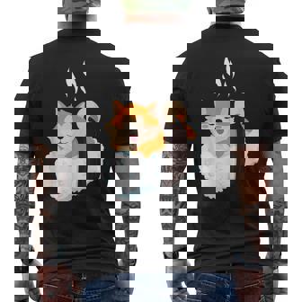 Akita Sushi Dog Lover Men's Back Print T-Shirt - Monsterry