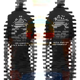 Alaska Moose Tourist Travel Men's T-shirt Back Print | Seseable UK
