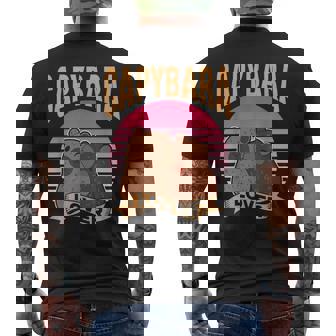 Amante Dei Capibara Roditore Capybar Animale T-shirt da uomo con stampa posteriore - Novitaregali