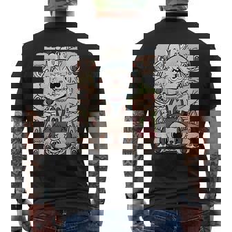 Amoureux De Labubu Drôle Mignon Labubu Et Amis T-shirt imprimé au dos - Cadeauxyz