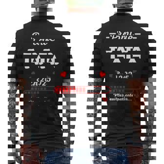 Annonce Grossesse Pour Future Tata Humour Promue Tata 2025 T-shirt imprimé au dos - Cadeauxyz