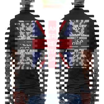 Anti Trump Make America Great Britain Again Men's T-shirt Back Print - Monsterry