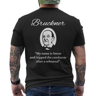 Anton Brückner T-Shirt mit Rückendruck - Geschenkecke