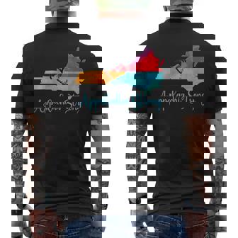 Appalachia Strong Nc Mountains Men's T-shirt Back Print | Mazezy