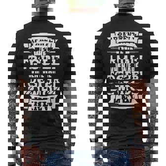 Apparently We're Trouble Sibling Matching Best Friend Men's T-shirt Back Print - Thegiftio