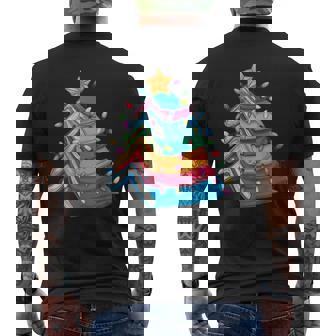 Arbre De Lecture Pour Amoureux Des Livres De Noël T-shirt imprimé au dos - Cadeauxyz