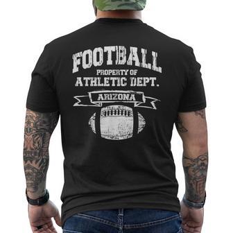 Arizona Football Property Of Athletic Dept Retro Grunge T-Shirt mit Rückendruck - Geschenkecke