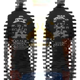 Asian Thai Elephant Patriotic Thailand Men's Back Print T-Shirt - Monsterry