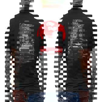 Asiatique Jdm Drift Car Japonais City Drift Hommes T-shirt imprimé au dos - Cadeauxyz