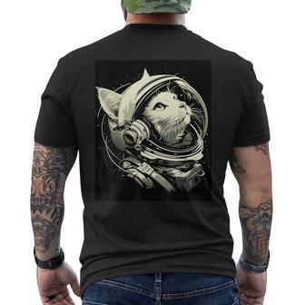 Astronaut Cat T-Shirt mit Rückendruck - Geschenkecke