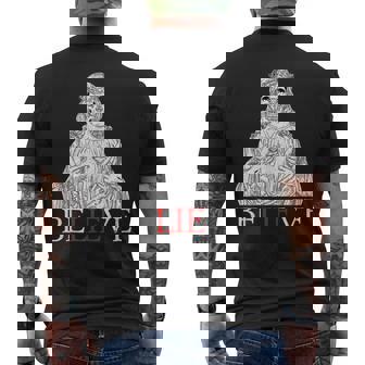 Atheist Unholy Believe Lie Skeleton Atheism Religion Men's T-shirt Back Print - Monsterry