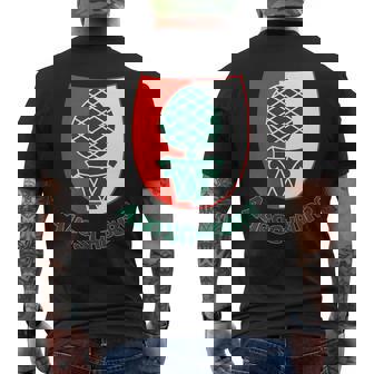 Augschburg Augsburger Coat Of Arms With Swiss Pine Nut Men's Back Print T-Shirt - Monsterry