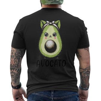 Avocado Cat Avocato T-Shirt mit Rückendruck - Geschenkecke