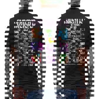 Axolotl Kawaii Gamesolotls Of The World Gamer Axolotl Men's T-shirt Back Print - Thegiftio UK