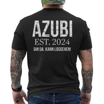 Azubi Est 2024 Apprentice Apprentice T-Shirt mit Rückendruck - Geschenkecke