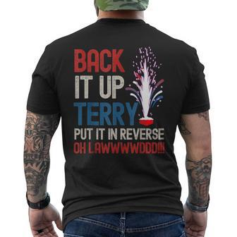 Back It Up Terry 4Th Of July Back It Up Terry Men's T-shirt Back Print - Monsterry DE