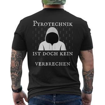 Balkonultra Pyrotechnik Ist Doch Keinerbrechen Football T-Shirt mit Rückendruck - Geschenkecke