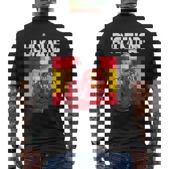 Bandera Guantes De Boxeo De España Para Amantes Del Boxeo Camiseta Hombre Estampado Espalda - Regaloses