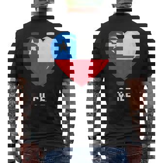 Bandiera Del Cile Cileno T-shirt da uomo con stampa posteriore - Novitaregali