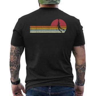 Basketball Sunset Sunsetintage Retro Distressed T-Shirt mit Rückendruck - Geschenkecke