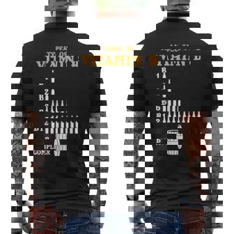 Bebedor De Cerveza Explicación De Laitamina B Cerveza Camiseta Hombre Estampado Espalda - Regaloses