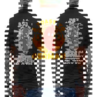 Beer Drinker Toast To German Beer Culture Oktoberfest Men's T-shirt Back Print - Monsterry