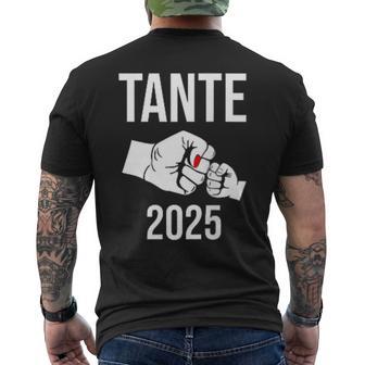 Befördert Zur Tante 2025 Ich Werde Tante 2025 Tante 2025 T-Shirt mit Rückendruck - Geschenkecke