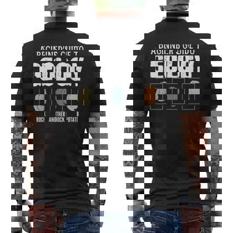 A Beginner's Guide To Geology Rock Another Rock Potato Men's T-shirt Back Print - Thegiftio
